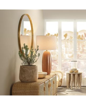 Refined Iron Round Wall Mirror