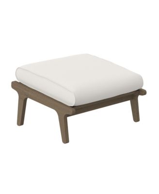 Saratoga Outdoor Patio Teak Ottoman