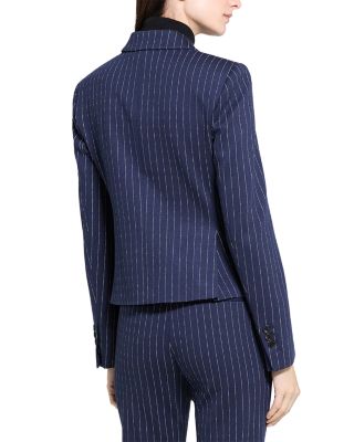 Fitted Pinstripe Jacket