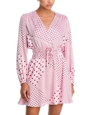 Calanthe Printed Satin Dress