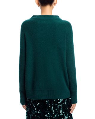 Boiled Cashmere Funnel Neck Sweater