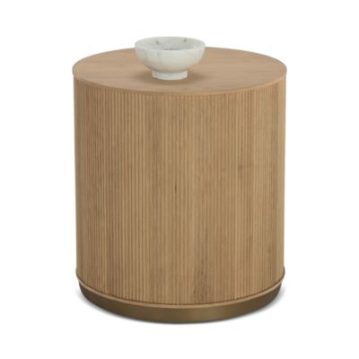 Kalla Side Table, Rustic Oak