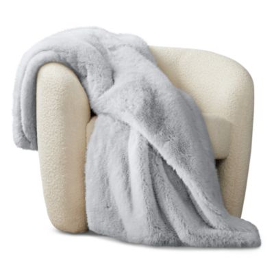 Big Rabbit Double Sided Faux Fur Throw Blanket - Exclusive