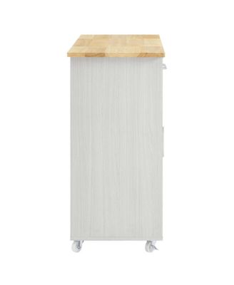 Culinary Kitchen Cart with Towel Bar