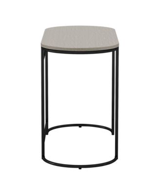 Caton Steel Base Oval Writing Desk