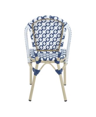 Quade Aluminum and PE Wicker Patio Dining Chairs, Set of 2