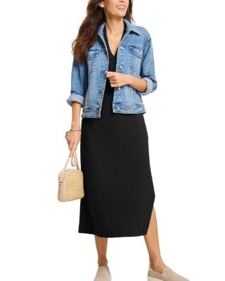 Islandscape Jersey Midi Dress