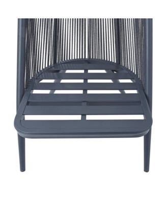 Wolcott Aluminum 1-Open Shelf Patio Table and Chairs, Set of 3