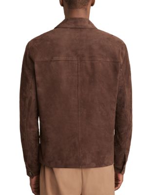Wilstead Suede Press Stud Trucker Jacket