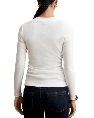 Tessa Ribbed Long Sleeve Tee