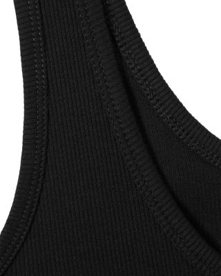 Violet Scoop Neck Rib Vest