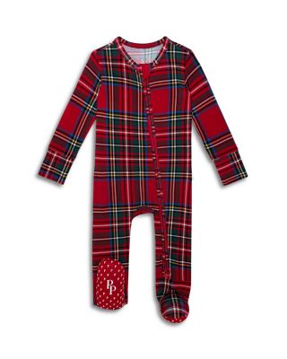 Unisex Tartan Plaid Convertible Footie - Baby