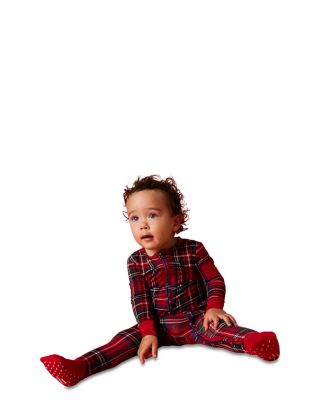 Unisex Tartan Plaid Convertible Footie - Baby