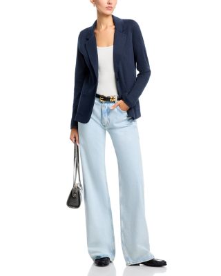 Knit Patch Pocket Blazer