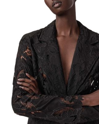 Charli Embroidered Lace Blazer