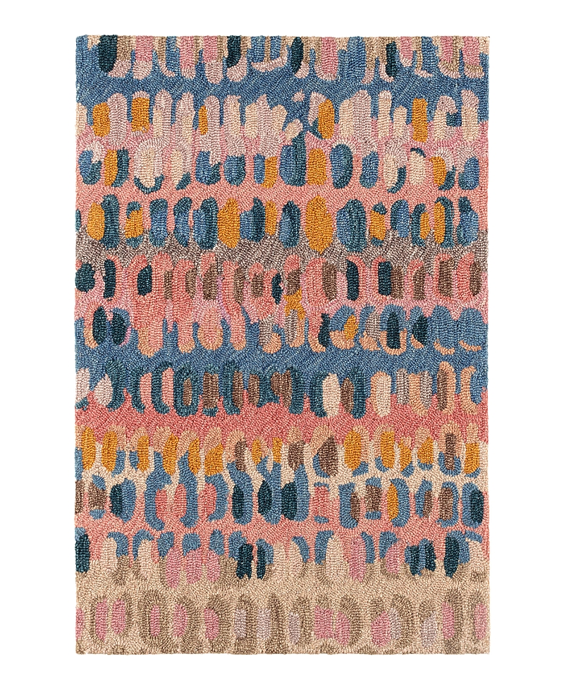 Dash & Albert By Annie Selke Dash Albert By Annie Selke Paint Chip Wool Da1832 Area Rug, 6'0x9'0 In Multi