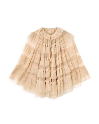 Aude Ruffle Cape