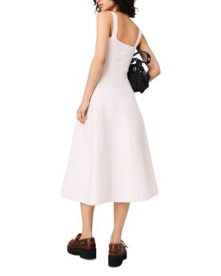 Rorsya Pointelle Knit Midi Dress