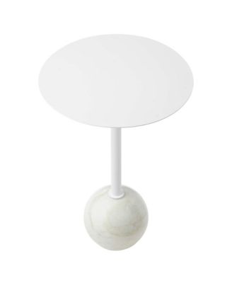 Aliza Round Marble Side Table