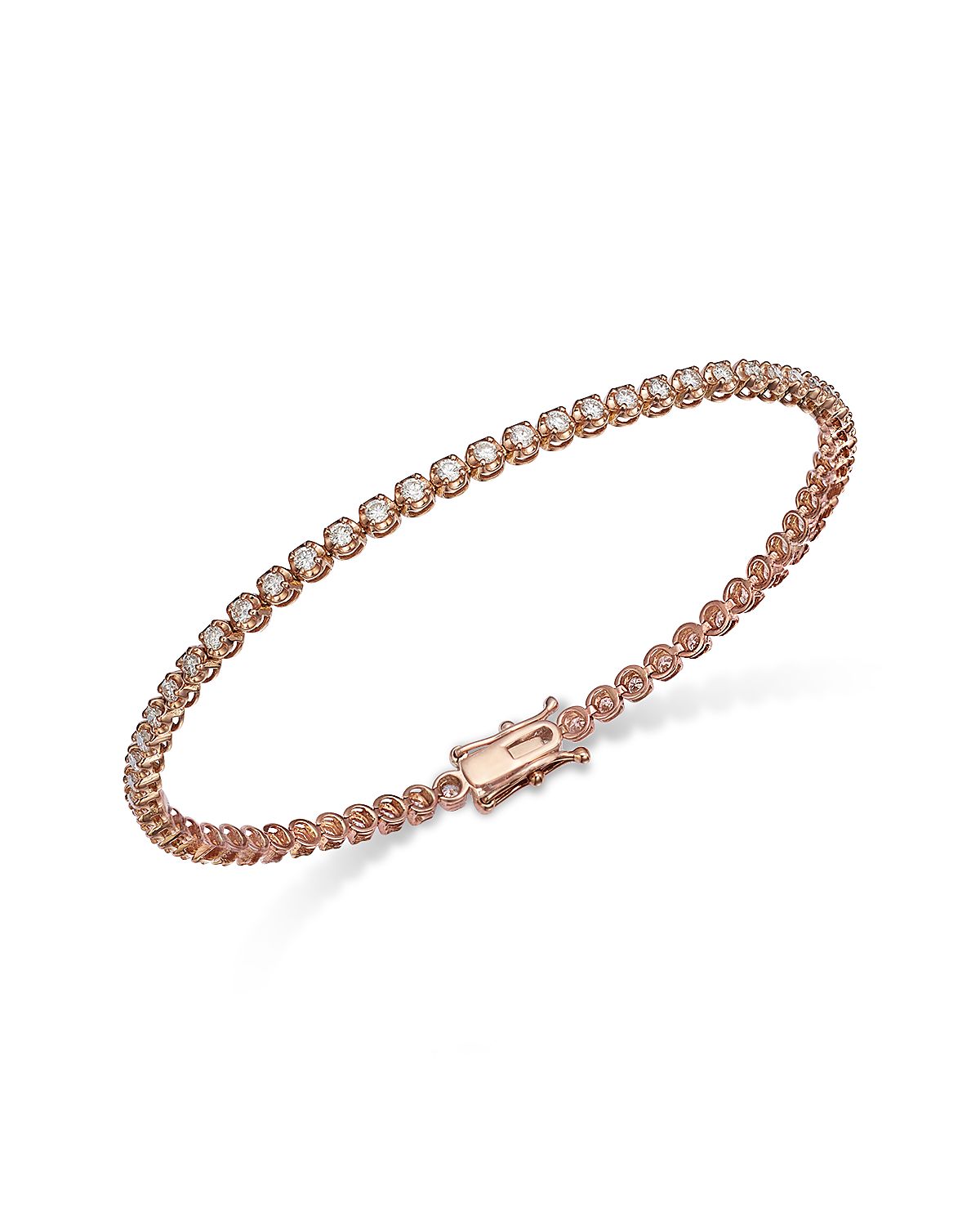 Bloomingdale's Fine Collection Diamond Crown Set Tennis Bracelet