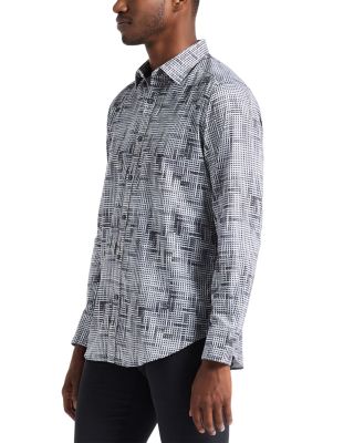 Berkley Long Sleeve Printed Woven Shirt