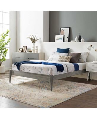 June Wood Platform Bed Frame