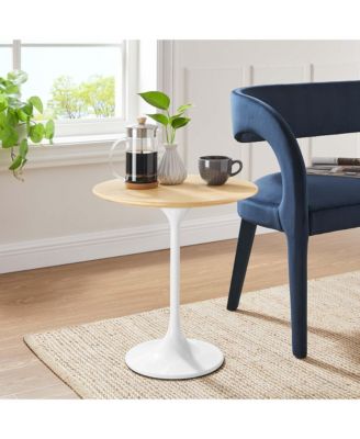 Lippa Round Wood Side Table