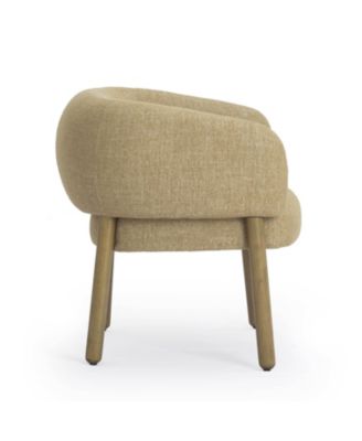 Foxy Performance Textured Fabric Accent Chair