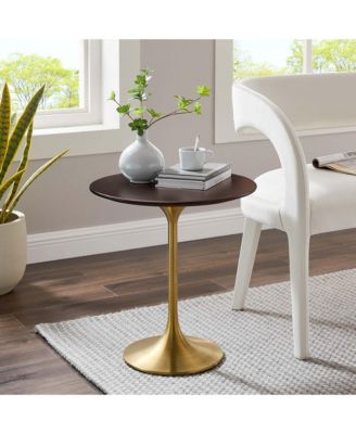 Lippa Round Wood Side Table