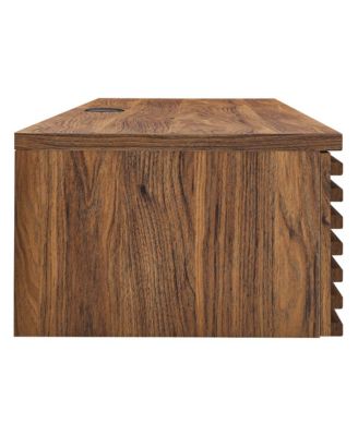 Render Wall Mount Wood Office Desk