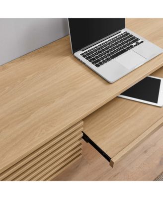 Render Wall Mount Wood Office Desk