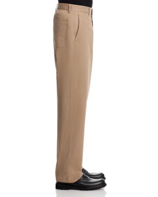 Relaxed Fit Brushed Chinos