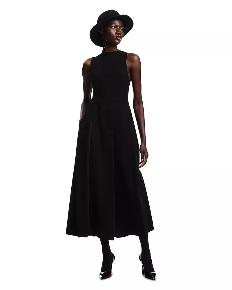 Emporio Armani Cady Midi Dress