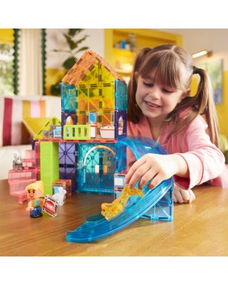 Pet Playhouse Magnetic Construction Set, 50-Piece - Ages 3+