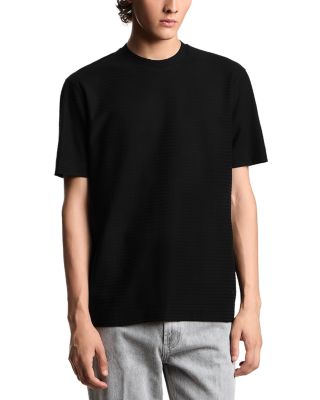 Textured Cotton Jacquard Tee