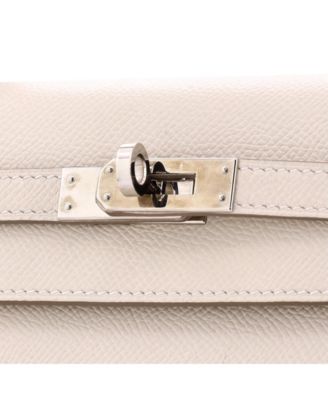 Kelly 25 Handbag Light Epsom with Palladium Hardware