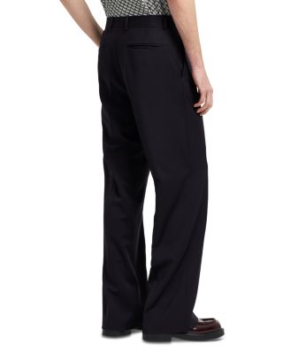 Saglia Wide Leg Wool Trousers