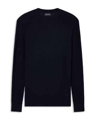 Virgin Wool Geometric Jacquard Sweater 