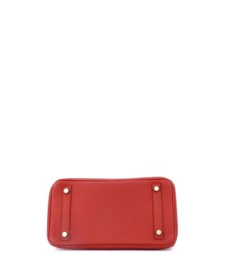 Birkin 25 Handbag Red Togo with Gold Hardware