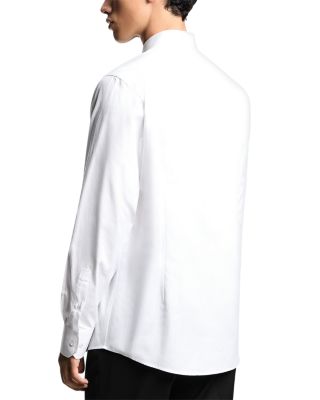 New York Regular Fit Textured Cotton Dress Shirt