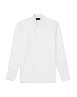 New York Regular Fit Micro Jacquard Cotton Dress Shirt