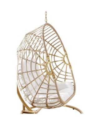 Amalie Wicker Rattan Outdoor Patio Rattan Swing Chair