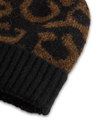 Animal Print Beanie
