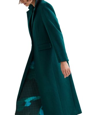 Lydia Long Wool Blend Coat