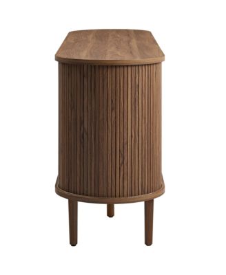 Harlan 67" Fluted Oval Sideboard Cabinet