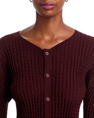 Spongy Cardigan Sweater