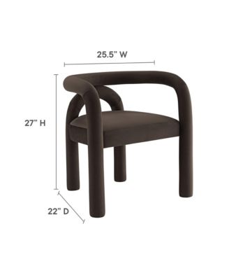 Astrid Performance Velvet Dining Chair