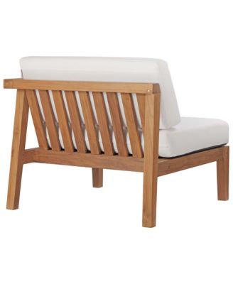 Bayport Outdoor Patio Teak Wood Right-Arm Chair