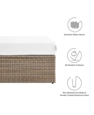 Convene Outdoor Patio Rectangle Ottoman