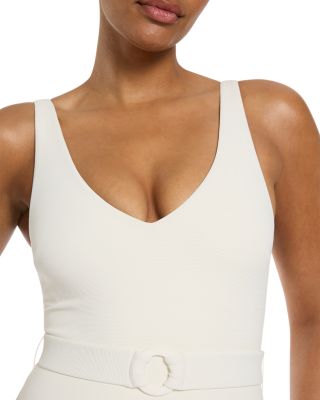 Belted One Piece Swimsuit